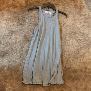 Abercrombie & Fitch navy striped dress.